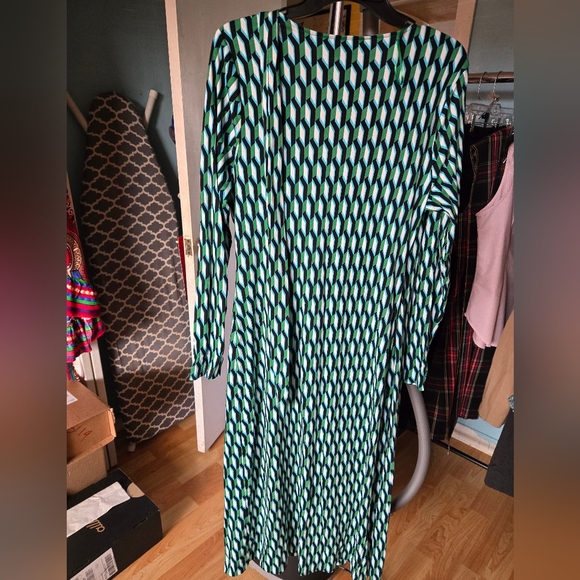 DVF COTTON WRAP DRESS - Picture 4 of 7